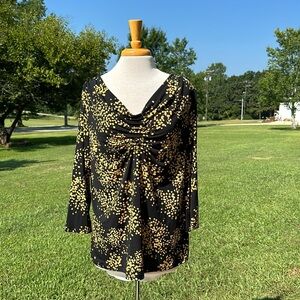 Black and yellow top